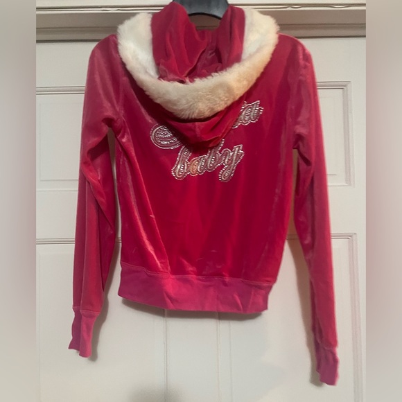 VS Santa Baby velour hoodie with faux fur trim hoodie - Picture 4 of 4